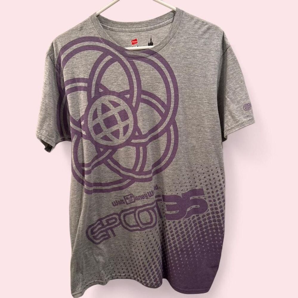 Disney Epcot 35th Anniversary grey t-shirt Size L